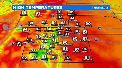 Denver weather: Storm chances before highs approach 100 degrees